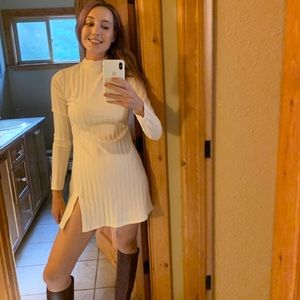 Reformation sweater dress